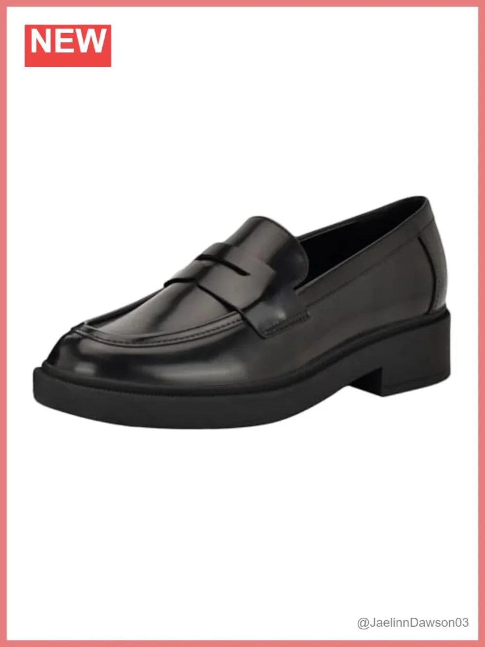 Women's Faux Leather Loafers Slip-On Comfort Padded Insole